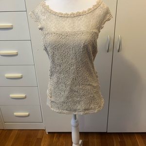 Lace top in size medium